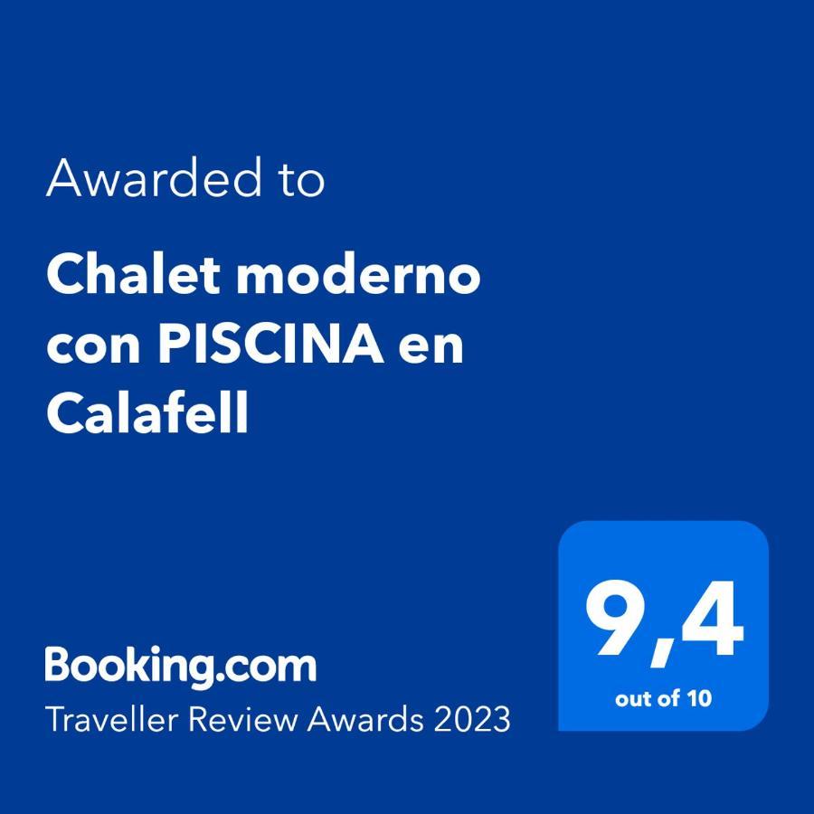 Chalet Moderno Con Piscina En Calafellヴィラ エクステリア 写真